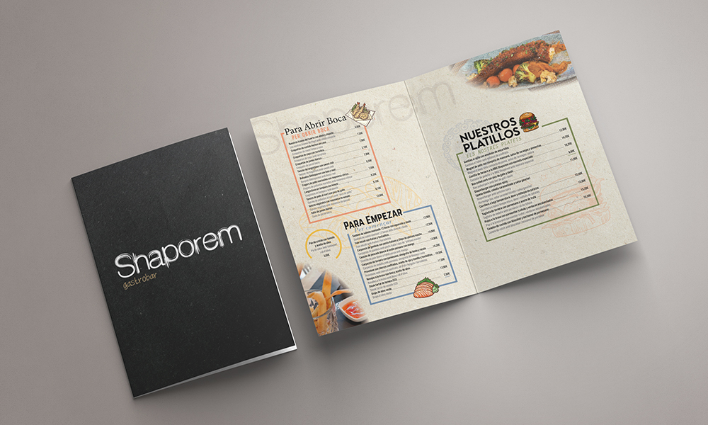 Carta Restaurant Shaporem