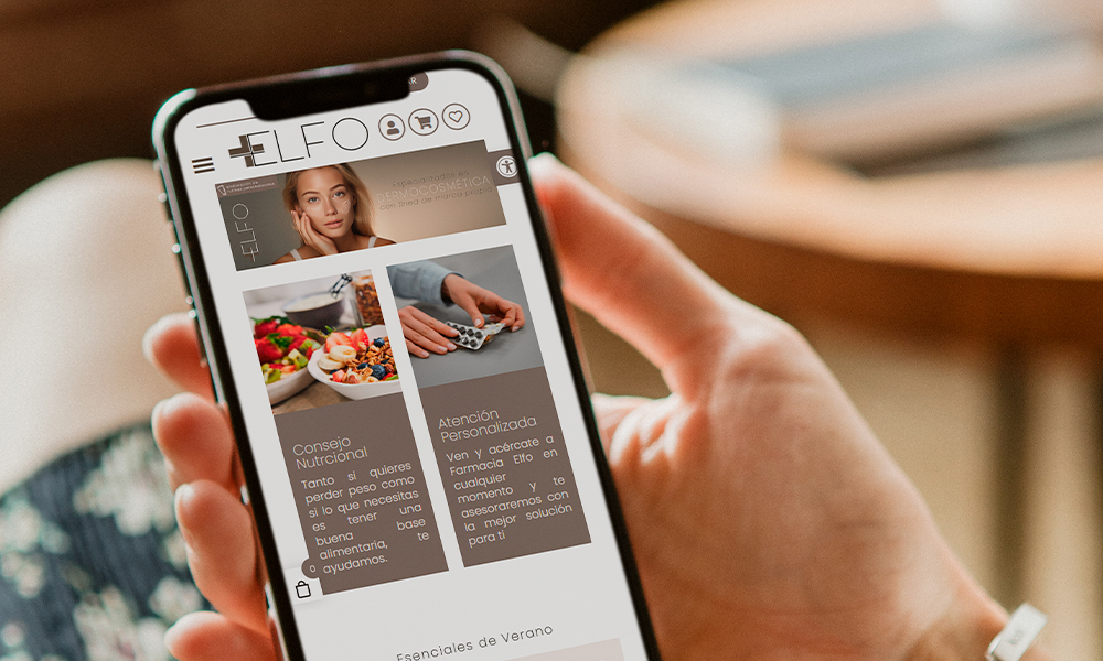 Web Farmacia Elfo | Estudio Grava